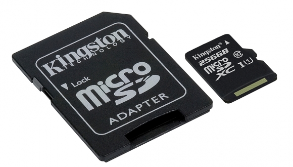 Kingston, 256 GB microSD kartını duyurdu