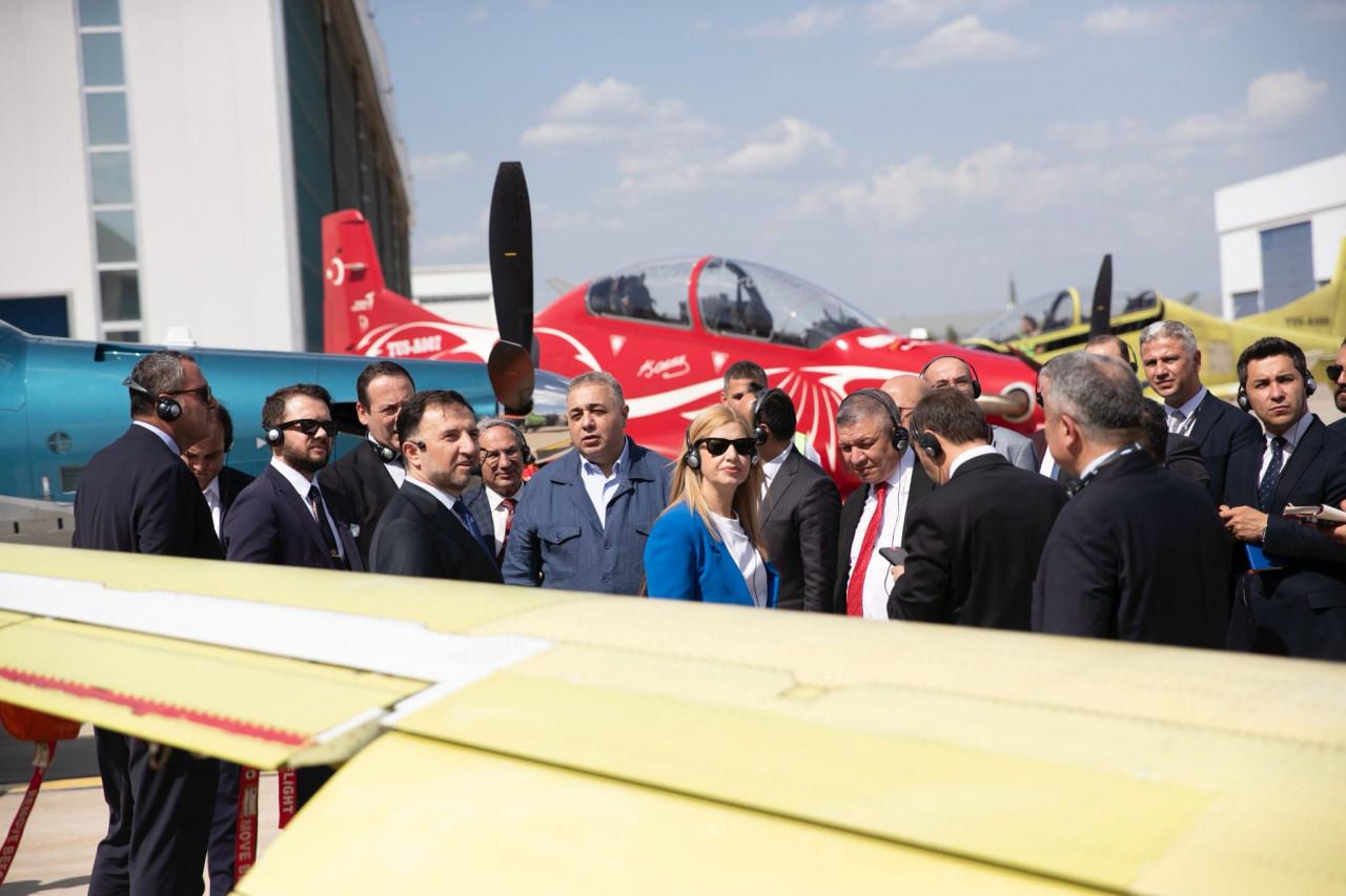 Gazeteciler TUSAŞ'ın Kahramankazan Tesisleri'ni inceledi.